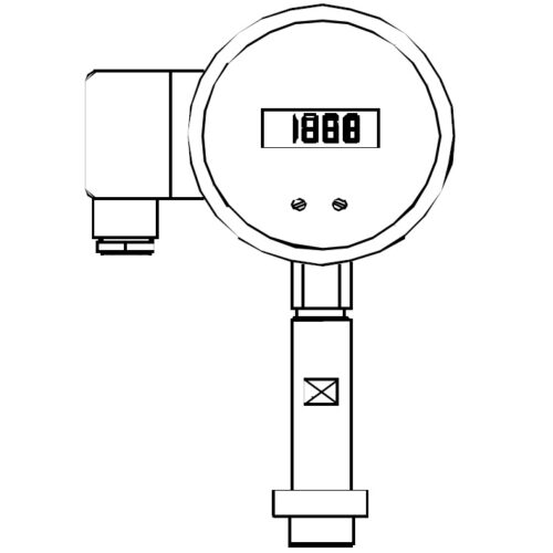 PER digitale manometer voor homogenisatoren